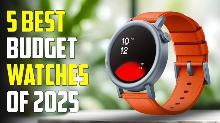 5 best budget smartwatch for 2025 under $50