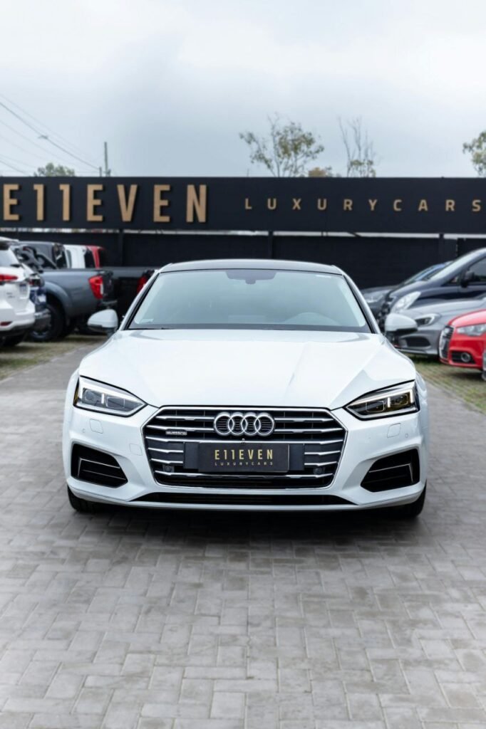 Audi A6 white color safety