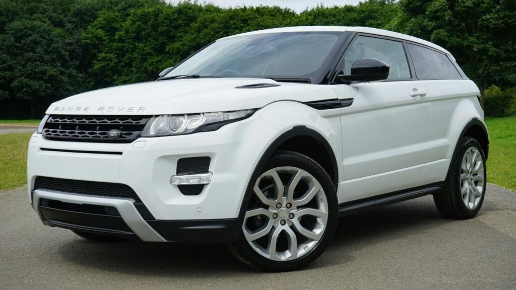luxury SUVs white color safefty