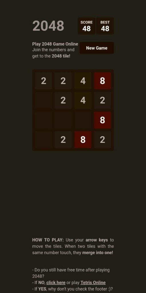 2048 unblocked games 76